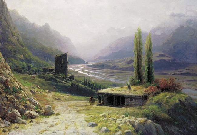 Lev Feliksovich Lagorio Kavkaz Landscape china oil painting image